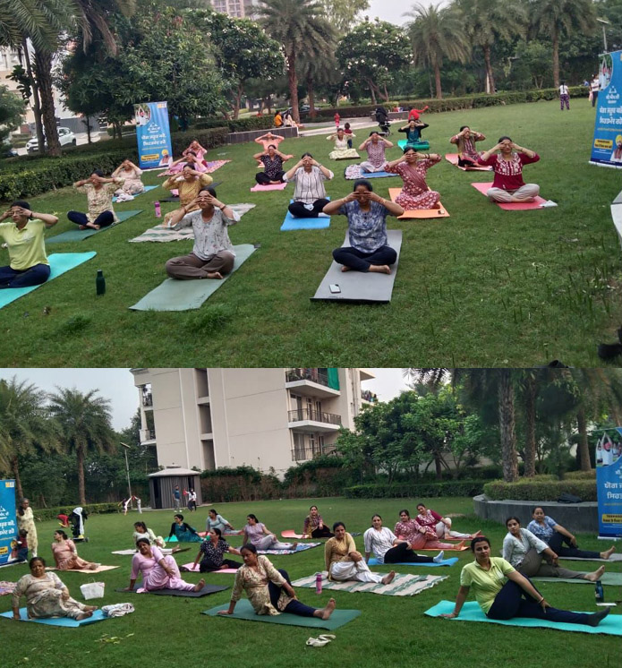 Yoga classes being run under the city CM's Yogashala became the vehicle for change in people's lifestyle